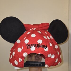 Disney Red and Black Minnie Mouse Hat